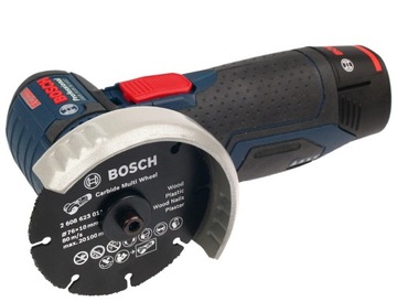 УГЛОВАЯ ШЛИФОВАЛЬНАЯ МАШИНА GWS 12V-76 BOSCH 2x2.0Ah L-BOXX