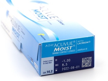 1-DAY ACUVUE MOIST 10 ШТ. -2,50 8,5