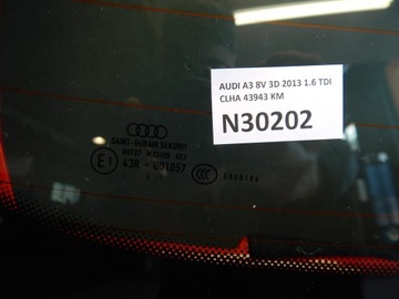 фото thumb №6, Audi a3 8v крышка багажника задняя багажника 3 дверь lz3m