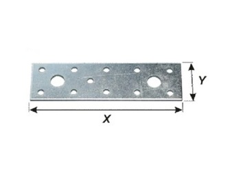 ŁĄCZNIK CIESIELSKI PŁASKI 100 x 35 x 2
