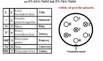 ЭЛЕКТРИЧЕСКАЯ РОЗЕТКА ПРИЦЕПА 7-КОНТАКТНАЯ АЛЮМИНИЕВАЯ