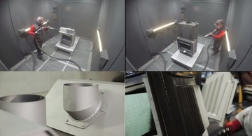 WKŁAD EKO kominek kaseta ARKE 95 TURBINA CZARNY