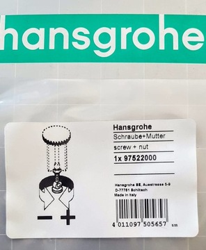 HANSGROHE Винт-заглушка 97522000