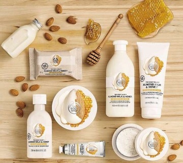 THE BODY SHOP ALMOND MILK & HONEY Набор косметики Almond Milk Подарок