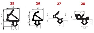 Уплотнитель оконный VEKA S-1126