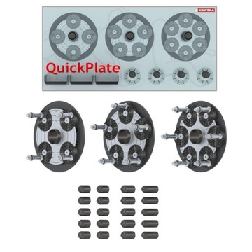 3 центрирующих пластины HAWEKA QuickPlate для балансира