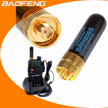 Антенна SRH-805 SMA-F, всего 4 см BAOFENG UV5R UV82