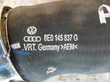 AUDI A4 B7 2.0 TFSI BGB ТРУБА ШЛАНГ ИНТЕРКУЛЕРА 8E0145837G