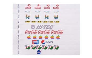 TYVEK БАСЛЕТЫ 2000 шт. БЕСПЛАТНАЯ ЦВЕТНАЯ ПЕЧАТЬ