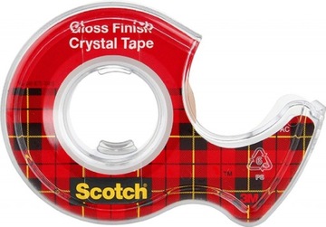 Диспенсер для клейкой ленты Scotch Crystal 19 мм/7,5 м