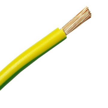 Przewód kabel linka LGY 1x10mm żółto zielony