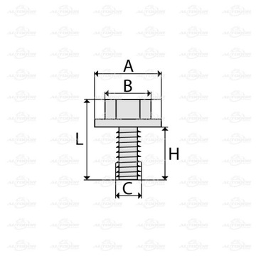 Колесный болт RENAULT CLIO III (R0/1), 05-14