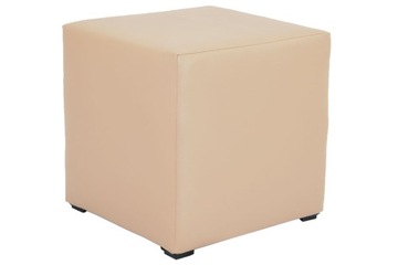 Pouffe Cube Pouffe Подставка для ног для гостиной Бежевый