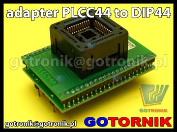 Переходник PLCC44 на DIP44 с разъемом YAMAICHI A-018