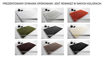 DYWANIK GRUBY BAWEŁNA MOCA DESIGN 60x60 POMARAŃCZ