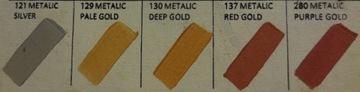 АКРИЛОВЫЕ КРАСКИ АКРИЛОВЫЙ металлик глубокое золото 75мл 130