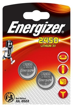 Специализированный аккумулятор CR 2450 упаковка = 2 шт. ENERGIZER