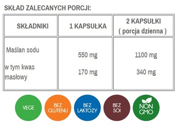 НАТРИЕВОЕ МАСЛО 550 мг (масляная кислота 170 мг)