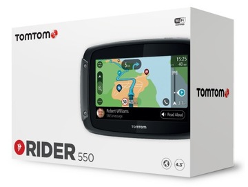 TomTom Rider 550 ПРЕМИУМ ПАКЕТ Навигация + БЕСПЛАТНО