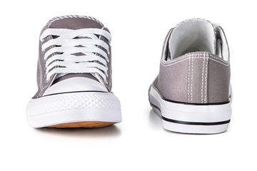 Buty sportowe TRAMPKI Szare GREY 36 Tenisówki P4
