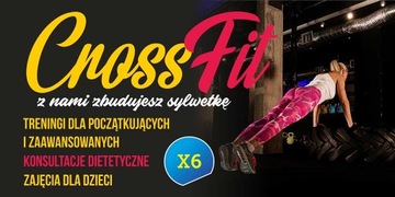 Baner reklamowy Reklama - Siłownia Crossfit 3x1m