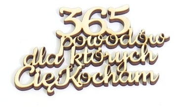 DEKOR 365 powodów dla których Cię Kocham DW99