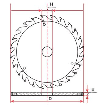 ПОЛОТНО ДЛЯ ПИЛЫ ПО ДЕРЕВУ WIDIA 205 x 32-30 T60