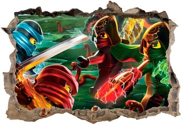 3D наклейки LEGO NINJAGO для детей 70x50