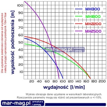 Гидрофорный насос MH 1300 Inox Premium с принадлежностями