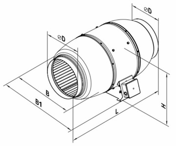 Wentylator kanałowy cichy TT Silent-M 125 340m3/h