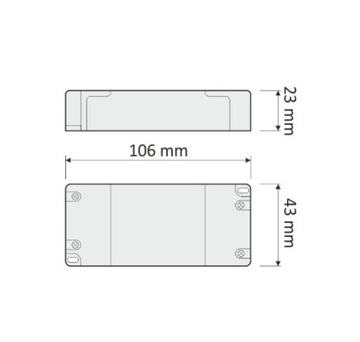 Светодиодный трансформаторный блок питания 12Вт Design Light 12В