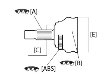 Шарнир вала suzuki samurai sj410 вал l=137mm Киев, фото thumb