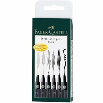 PITT ARTIST FABER CASTELL 167116 подводка 6 шт.