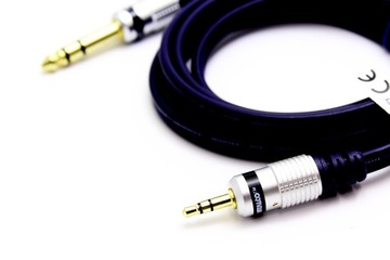 AUX CABLE JACK 3.5 - JACK 6.3 STEREO 1M VITALCO