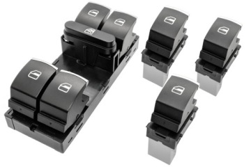 фото thumb №1, Vw golf v touran passat b6 перемикач вікон хром