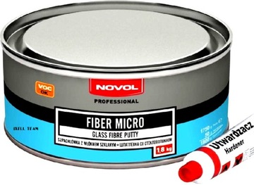 Шпатлевка FIBER 1,8 кг, армированная FIBERGLASS NOVOL 72.