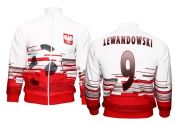 LEWANDOWSKI BLUZA DZIECIĘCA DRESOWA POLSKA r. 122