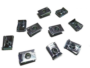 Пластина затискна монтажна кліпса універсальний m6 фото №1