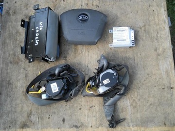 Carens ii 02-06 подушки air bag датчик ремни фото №1