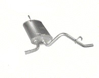 Глушитель конечный daewoo matiz poj.0,8 фото №1