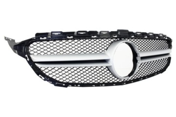 решетка радиатора MERCEDES W205 C 2014-2018 AMG серебро