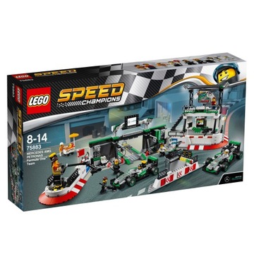 Колодки lego чемпионы скорости 75883 mercedes amg petronas, фото