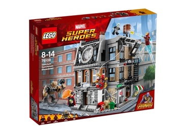 Lego superheroes 76108 collision в sanctum sanctorum, фото