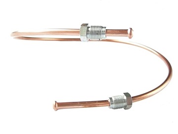 Fiat punto panda uno tube brake hose tough copper front left, фото
