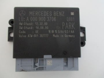 E w212 parking sensors control unit parking lots a0009003706 mercedes, фото