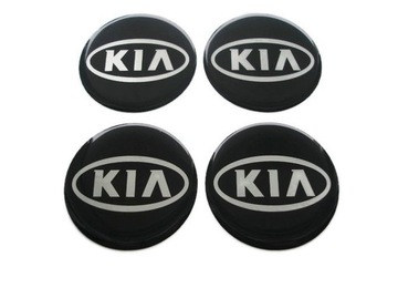Emblems on caps disks covers stickers icons kia 70mm, фото