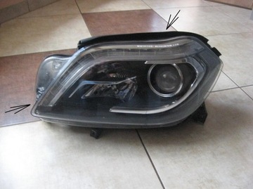 Левая - bi-xenon адаптивный - led подсветка - mercedes gl w166!, фото