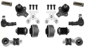 Set suspensions front vw golf 3 seat bushings ball tips, фото