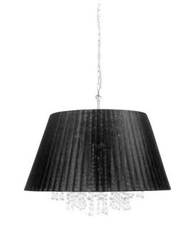 Chandelier abazurowy crystals salon black fi700, фото
