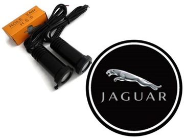 Welcoming light logo jaguar laser power 2x7w, фото